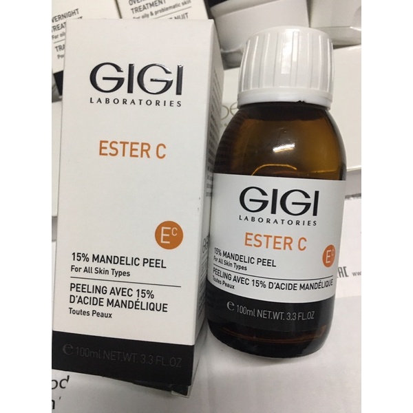 Peel trắng da đều màu giảm thâm se khít lỗ chân lông căng mịn da gigi ester c 15% mandelic peel