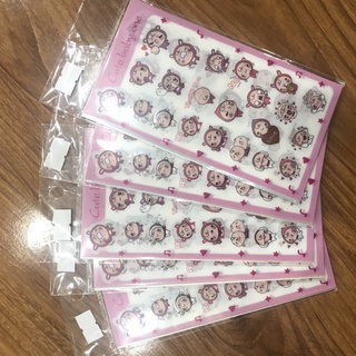 Sticker set 6 tấm các hình