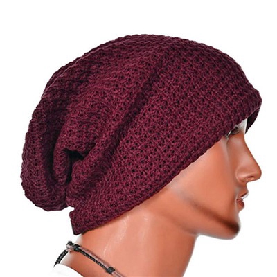 Mũ len beanie dáng rộng cho nam