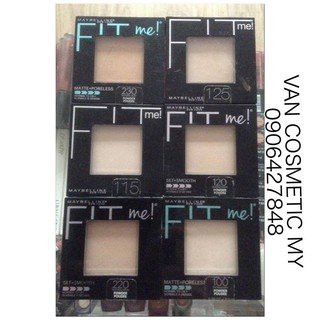 Phấn Phủ  Fit Me Matte + Poreless Pressed Powder