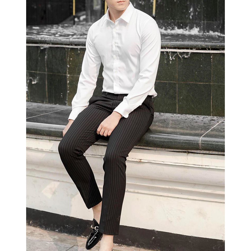 Quần âu cao cấp kẻ sọc