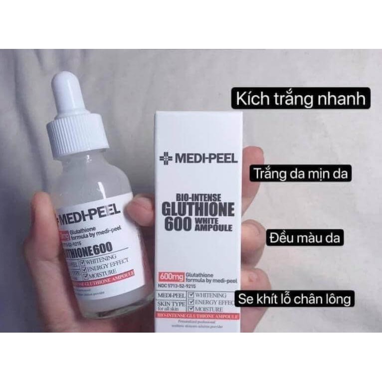 Tinh Chất Dưỡng Trắng Medi Peel Glutathione 600 White Ampoule 30ml