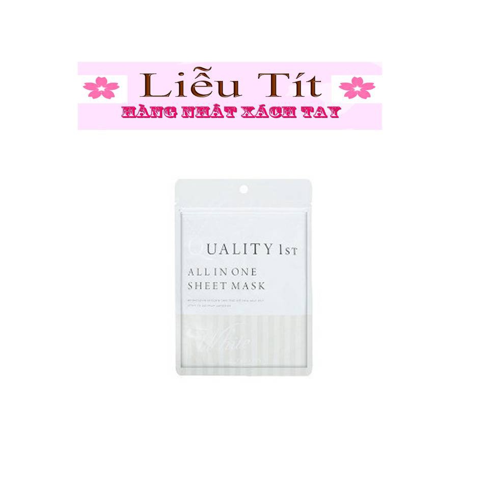 Mặt nạ QUALITY 1ST - Mầu trắng 5 miếng