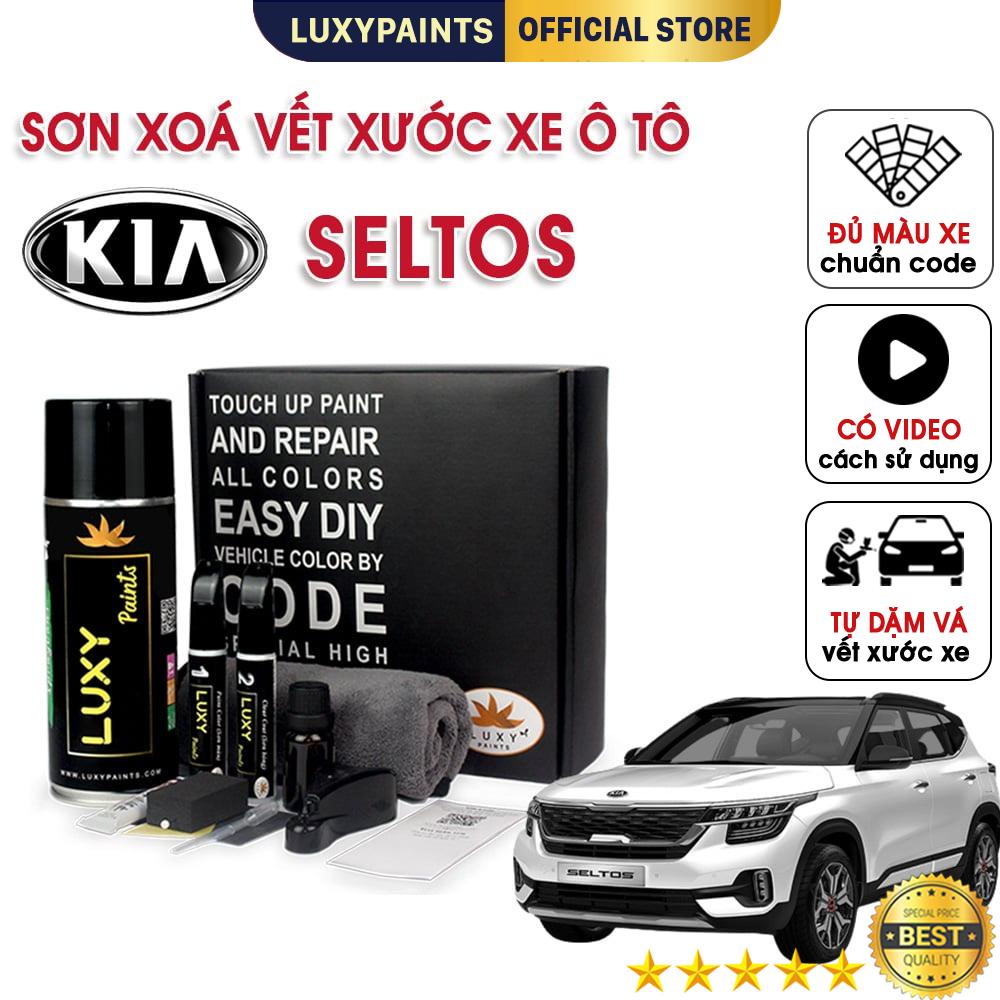 Sơn xóa vết xước xe ô tô Kia Seltos LUXYPAINTS, màu chuẩn theo Code dễ sử dụng độ bền cao - LP01KIST