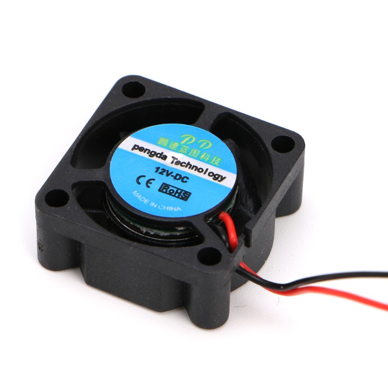 Quạt tản nhiệt DC 12V 25 * 25 * 10mm 2-dây dành cho máy in 3D