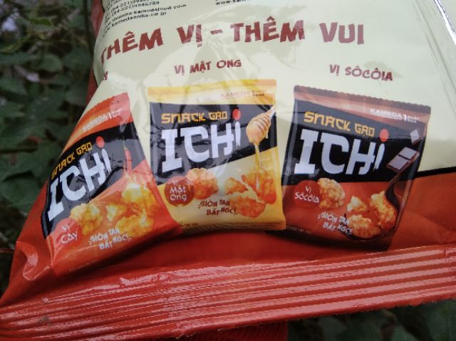 BÁNH GẠO SNACK GẠO ICHI 150G ơi