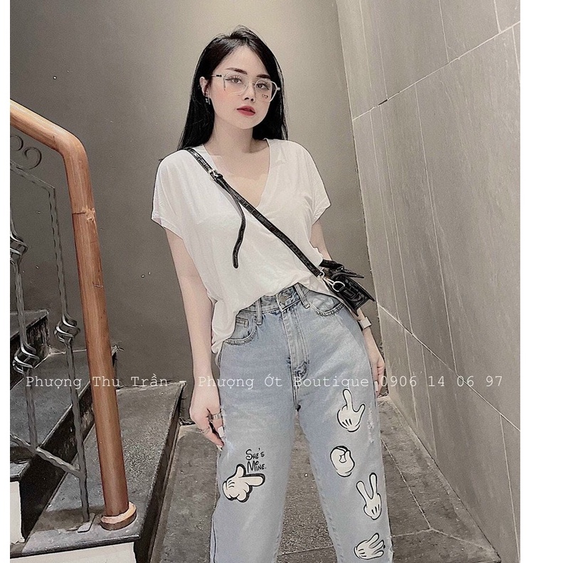 [ Hàng Chuẩn ] Áo Thun Nữ Quảng Châu Chất Mềm Mịn Mát Unisex