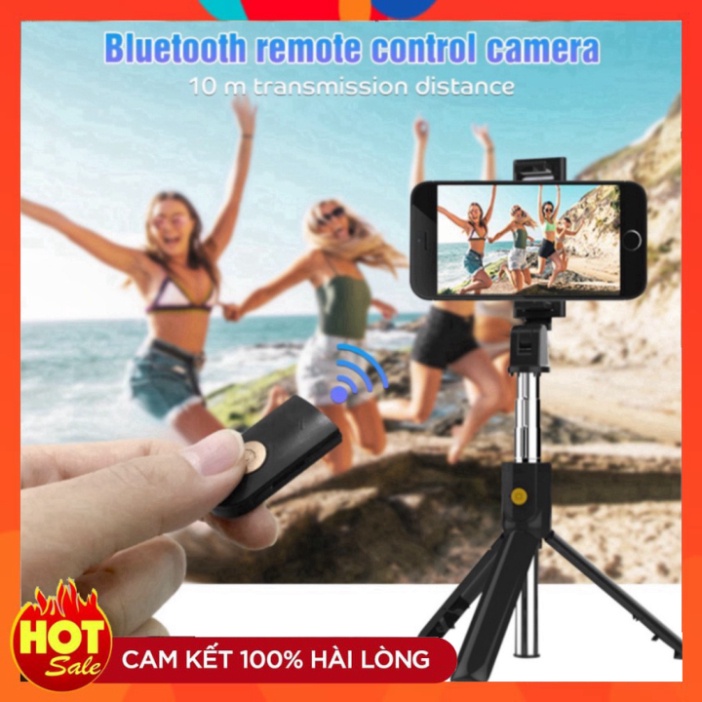 Gậy Chụp Ảnh selfie K07 Kết Nối bluetooth Không Dây Dành Cho Điện Thoại