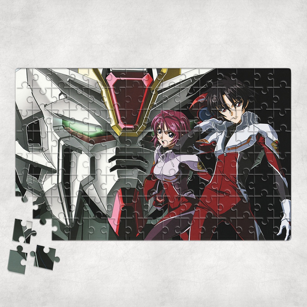 Tranh ghép hình A4, A5 Anime, xếp hình MOBILE SUIT GUNDAM SEED DESTINY - Mẫu 1