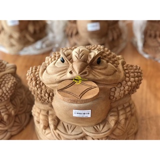 Cóc thần tài gỗ xá xị ngang 25 x cao 25 x  hông 20 rất thơm