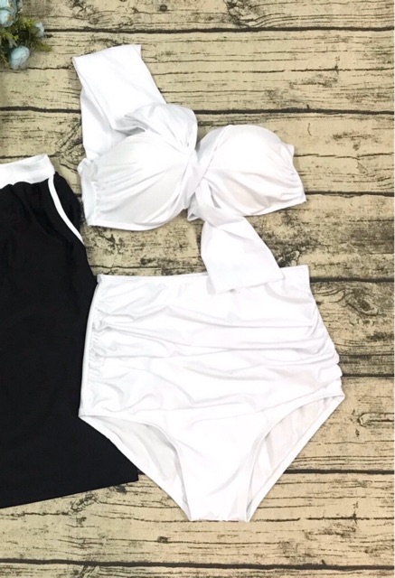 Bikini đồ bơi dây choàng vai cup ngang nâng ngực