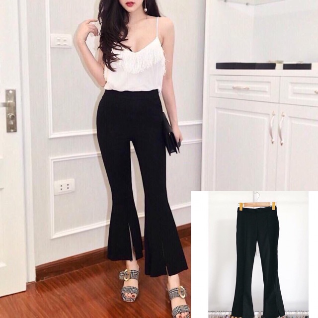 QUẦN ỐNG LOE  XẺ TÀ -hàng cao cấp