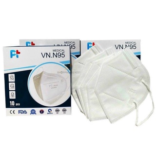 Khẩu trang n95 4 lớp hộp 10 cái - khẩu trang pt mask - tân bình