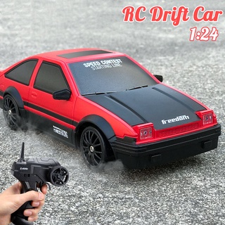 【BÁN HOT】 6 màu 4WD 2.4G 1/24 Drift RC Car On-Road Xe RTR Model