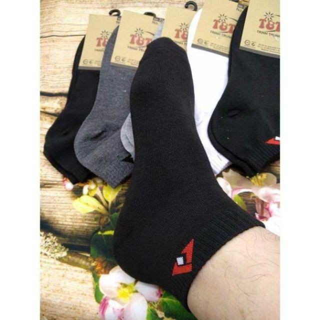 10 đôi tất vớ nam cổ ngắn T&T Trịnh Trung chống hôi chân - Hàng Made in vietnam