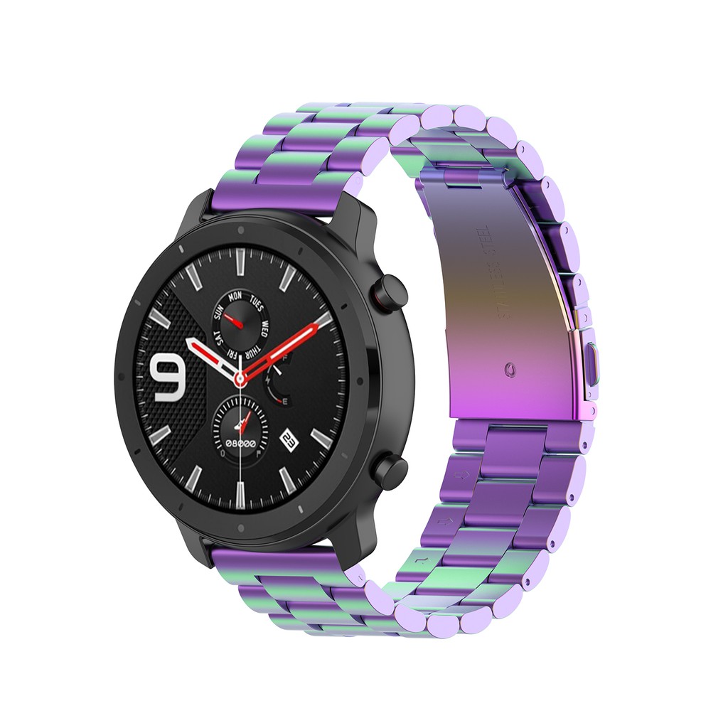 Dây Đeo Inox Cho Đồng Hồ Thông Minh Huami Amazfit Gtr 47mm 22mm