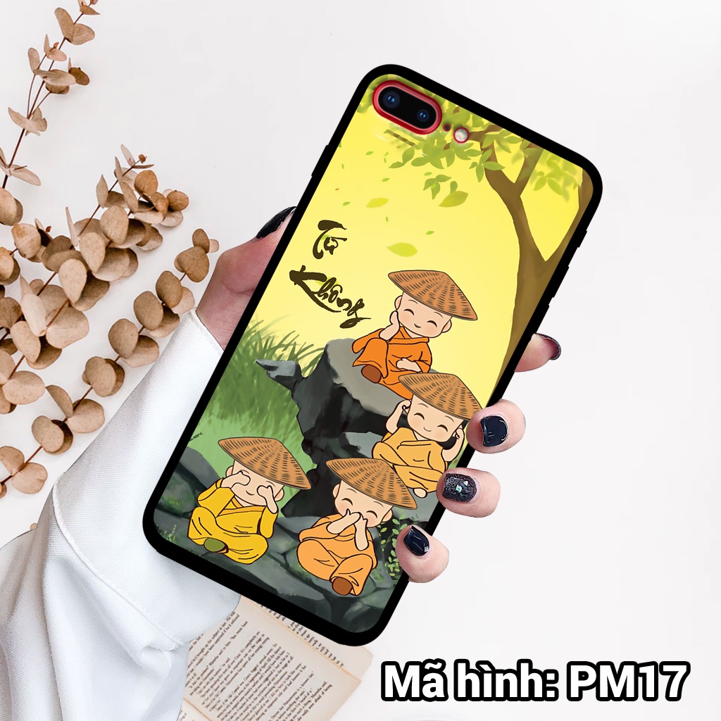 Ốp điện thoại IPHONE 7/7 PLUS/8/8 PLUS in hình hoa sen,cá chép phong thủy – lưng kính tráng gương viền dẻo
