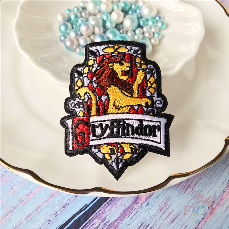 Nhãn dán ủi thêu phong cách logo Harry Potter