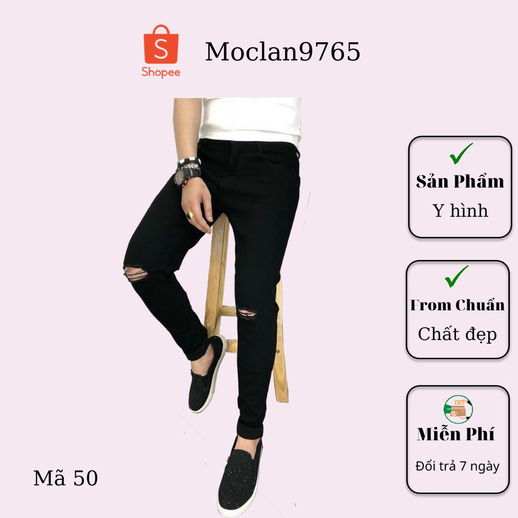 Quần jean nam cao cấp, chất liệu bò ( jean ) mềm mịn, from chuẩn, có nhiều mẫu đi kèm Moclan82