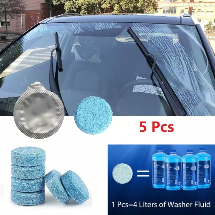 Viên nang dạng sủi vệ sinh kính chắn gió xe hơi xe ô tô vô cùng tiện dụng làm sạch tuyệt đối