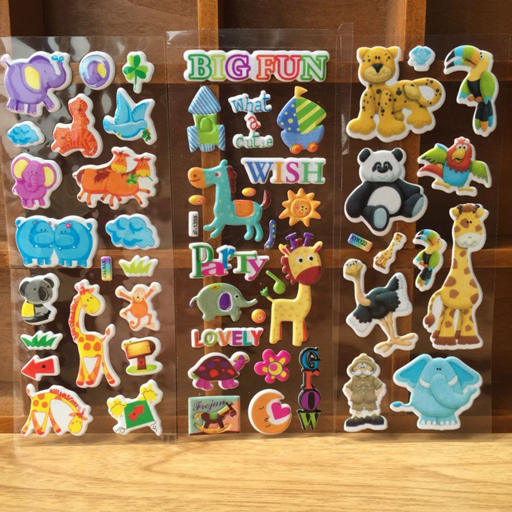 FREESHIP ĐƠN 99K_ Set 10 tấm hình dán sticker dễ thương cho bé