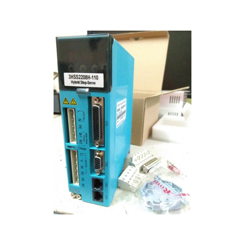 Bộ động cơ Hybrid Servo 3 phase JMC 8Nm 86J12126EC-1000 và Driver 3HSS2208H