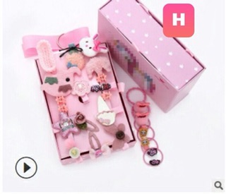Set nơ cài tóc 24 món cho bé siêu xinh