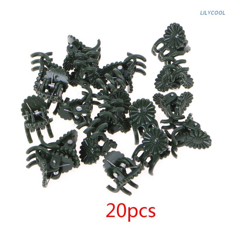 Set 20 kẹp nhựa cố định cành cây/hoa lan tiện dụng