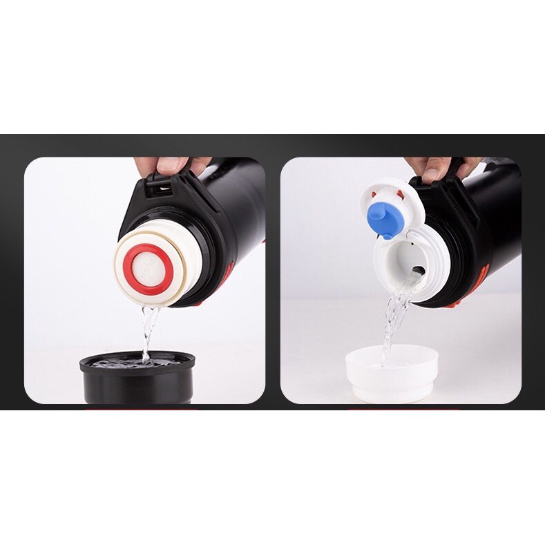 [ FREESHIP ] Bình giữ nhiệt thể thao lõi inox cao cấp 1200ml