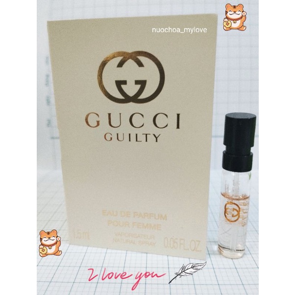 Vial nước hoa Gucci Guilty Pour Femme EDP [1.5ml]