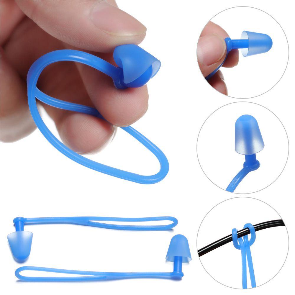 Nút Bịt Tai Bằng Silicon Mềm Chống Thấm Nước Chất Lượng Cao Hỗ Trợ Bơi Lặn