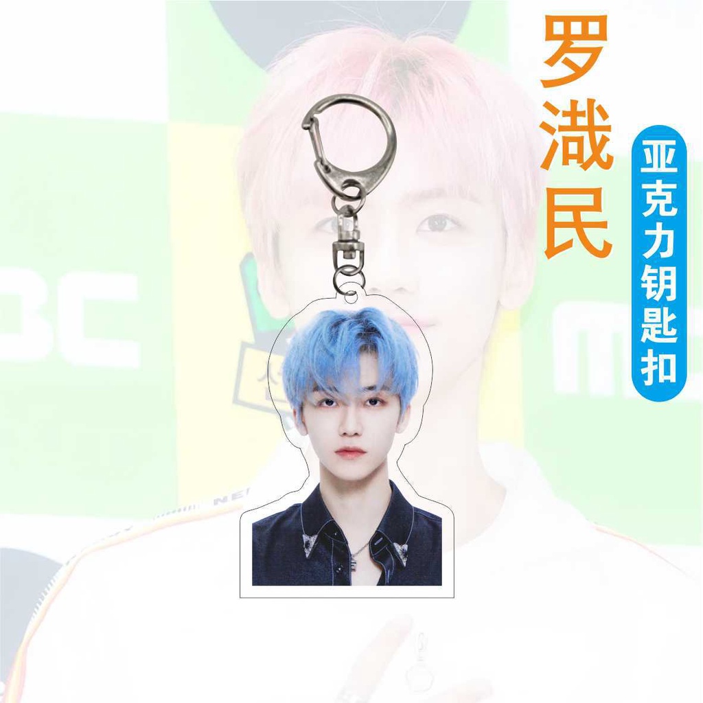 Móc Khóa Acrylic Hai Mặt Hình Thành Viên Nhóm Nhạc NCT