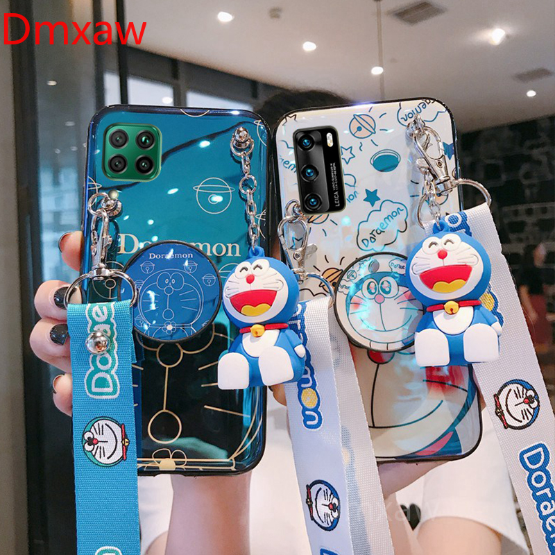 Ốp Lưng In Hình Doraemon Đáng Yêu Cho Huawei Nova 7i 7 Pro Se 6 5 Pro Se 3 3i 2i 2s Y5P Y6P Y6 Pirm Y9 Y5 Y7 Prime Pro 2019 2018 Nova 2 Lite