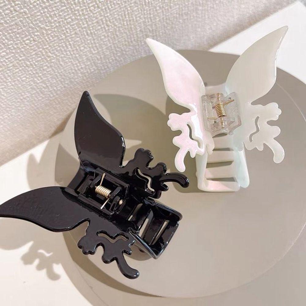 Kẹp Tóc Bướm / Cá Mập Cỡ Lớn Thiết Kế Đơn Giản Xinh Xắn WMES15H Cho Nữ