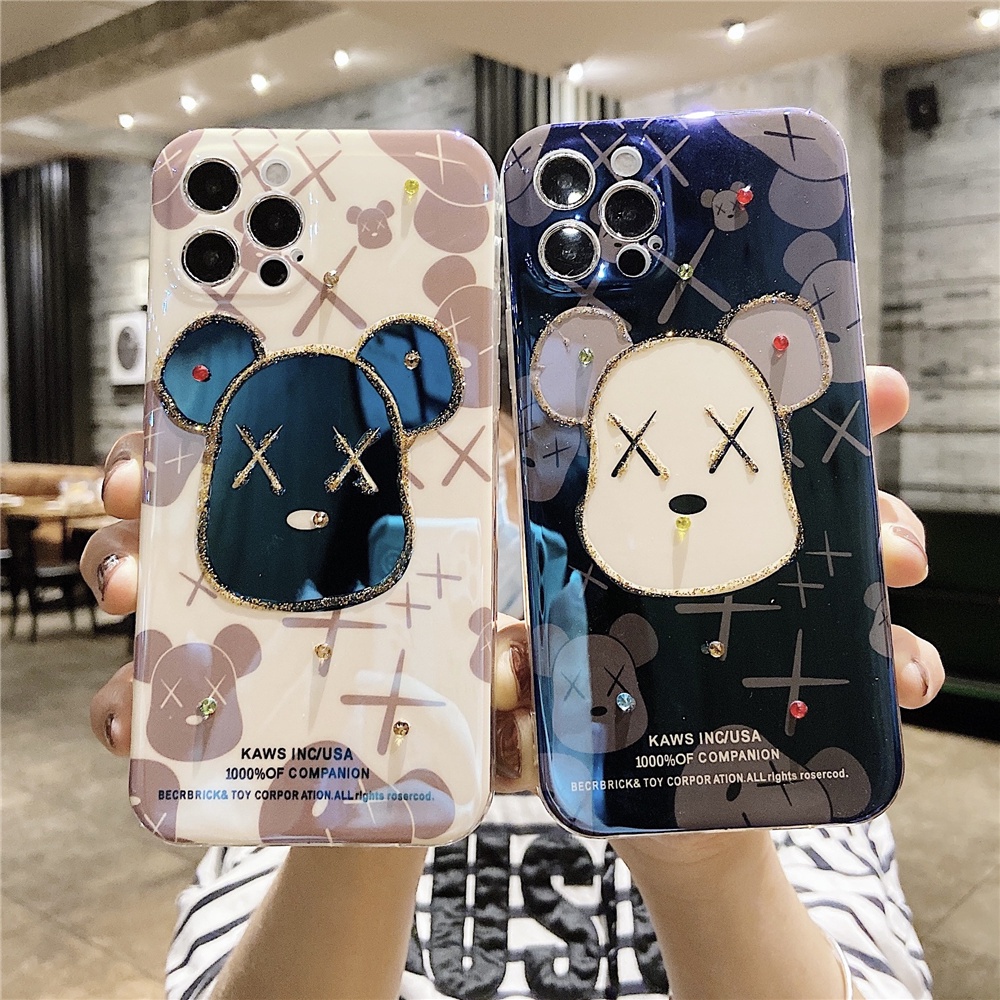 Ốp điện thoại in hình KAWS dễ thương cho iPhone 13 / 12 Pro Max iP11 X Xr 7/8 Plus | BigBuy360 - bigbuy360.vn