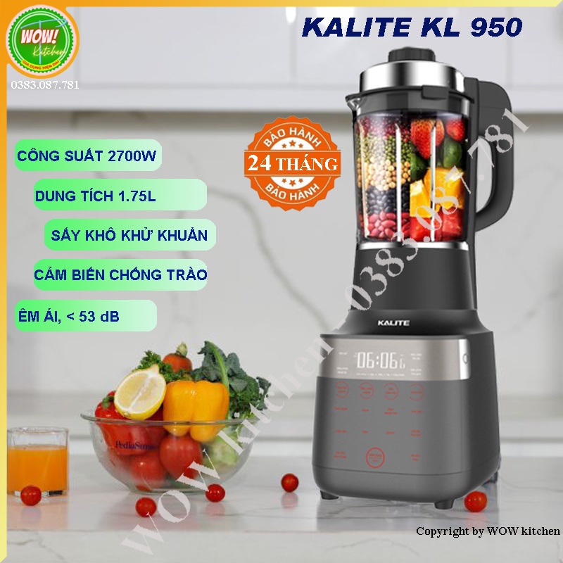Máy làm sữa hạt KALITE 950 - Công suất 2.700W