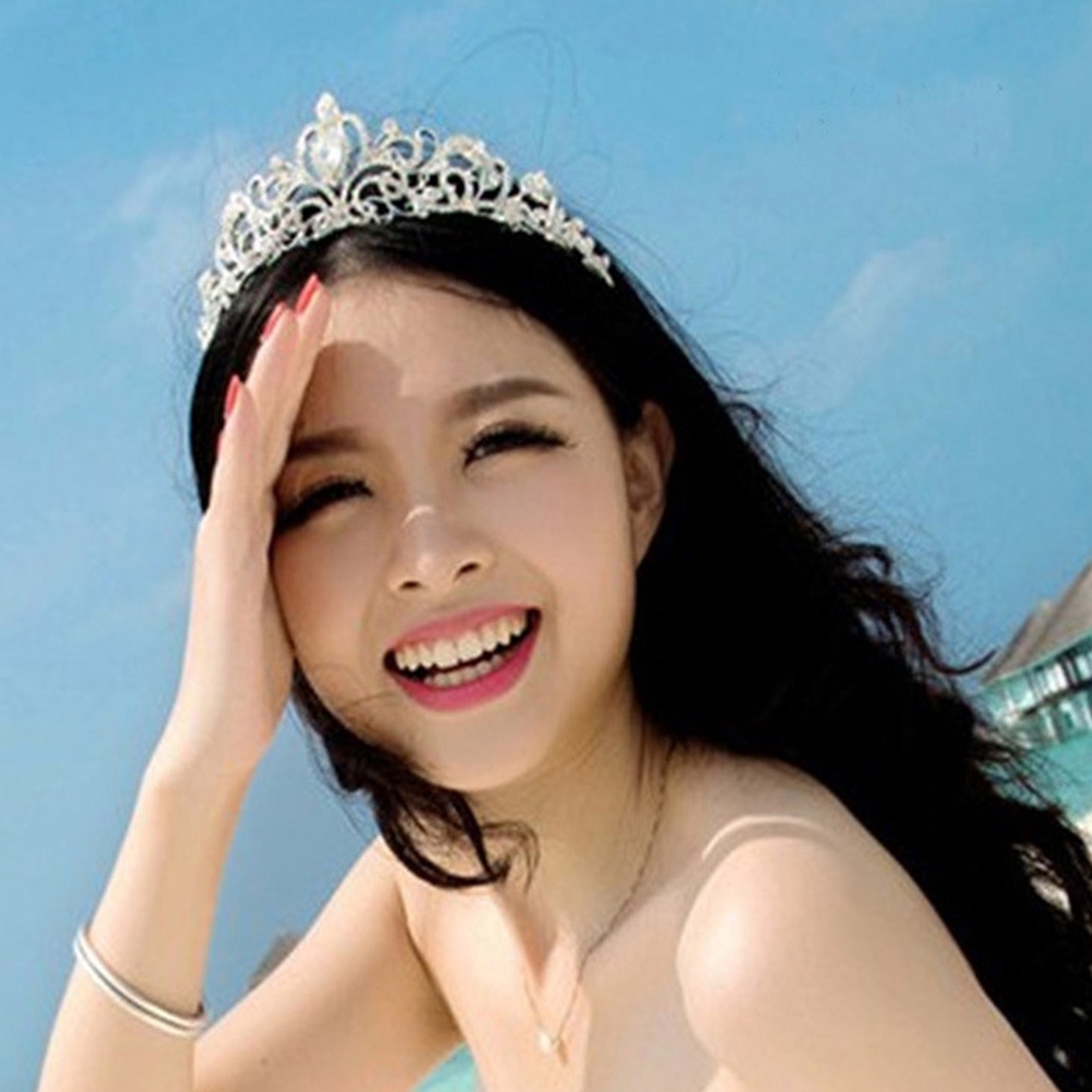 Vương miện Tiara cài tóc cô dâu