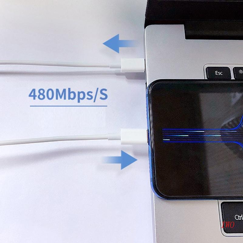 Dây Cáp Sạc Nhanh Đồng Bộ Dữ Liệu Đầu Cắm Type-C Sang Type-C PD60W Cho Điện Thoại Di Động