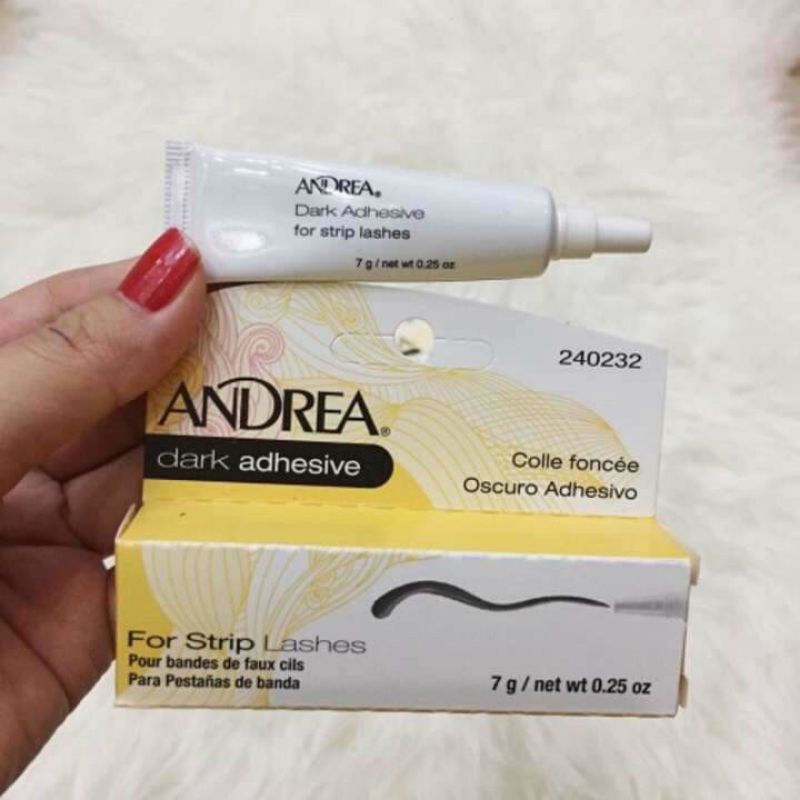 Keo dán mi giả Andrea Dark Adhesive siêu dính nhanh khô an toàn không kích ứng