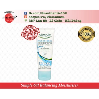 Dưỡng ẩm cân bằng cho da dầu Simple Oil Balancing Moisturiser (bill Anh)