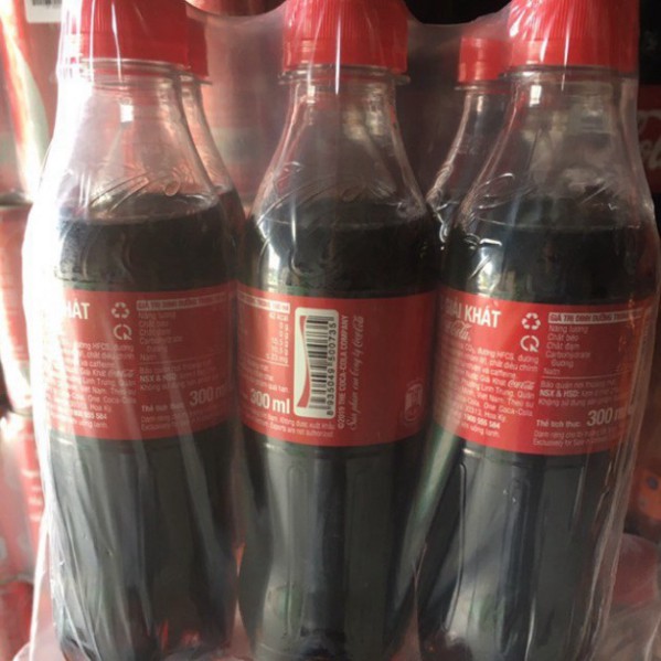 Hàng có sẵn Hàng có sẵn Lốc 6 Chai Nước Giải Khát Có Gas Coca-Cola