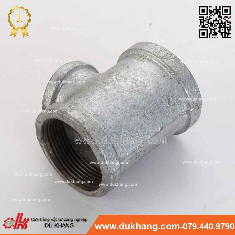 Tê giảm ren giữa sắt kẽm - ngã ba giảm ren