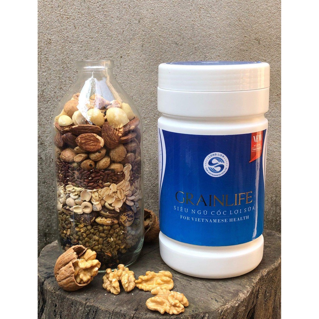 Ngũ Cốc Lợi Sữa Grainlife 500g. Sữa Về Nhiều – Bé Tăng Cân Đều Đặn– Giàu Dinh Dưỡng - Ngũ cốc Long Liên 100% Hữu Cơ