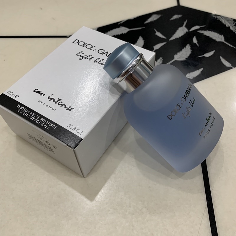 Nước hoa tester D&G light blue eau intense pour homme 100ml (như hình)