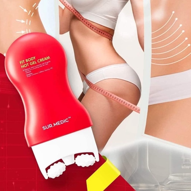 Thanh Lăn Massage SURMEDIC Fit Body Hot Gel Cream - 100ml