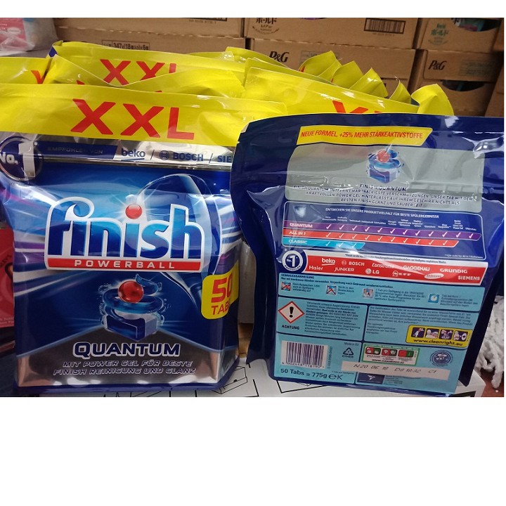 Viên rửa chén Finish Quantum