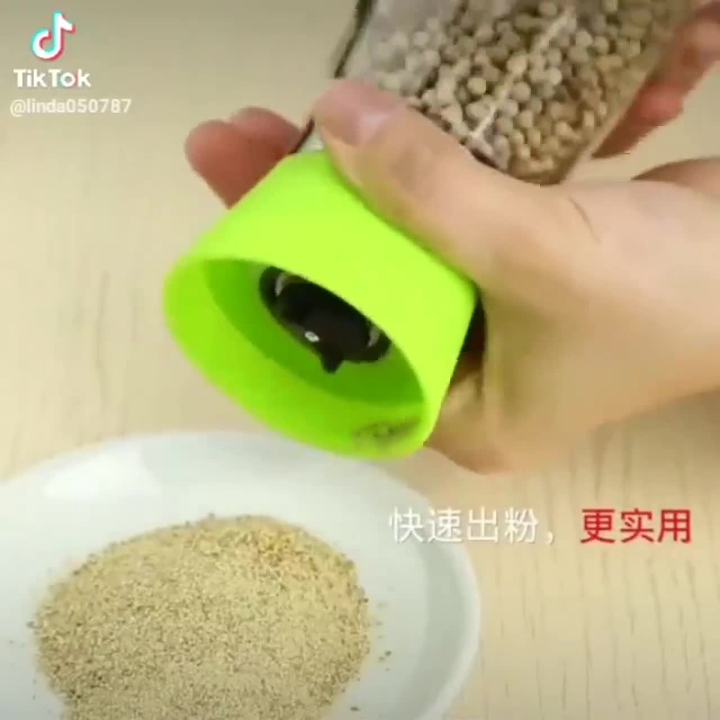 Xay tiêu thủy tinh, xay tiêu cầm tay tiện dụng
