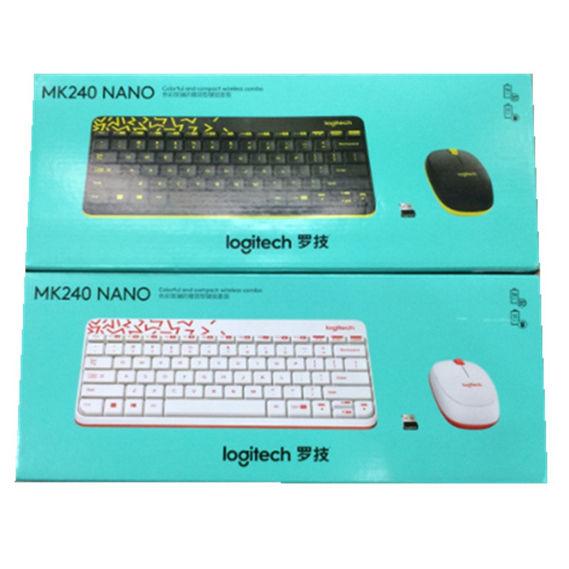 Bộ Bàn Phím Và Chuột Không Dây Logitech Mk240No / Mk245Nao Siêu Mỏng