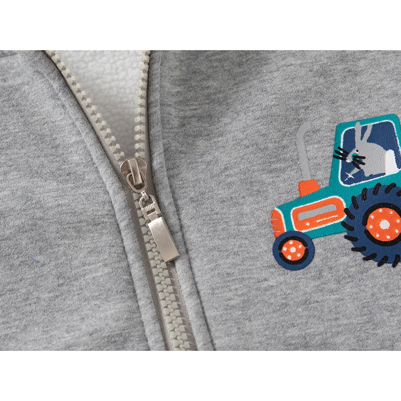 Áo Hoodie cho bé WAPYPY áo nỉ có mũ thể thao họa tiết đáng yêu hàng xuất Âu Mỹ