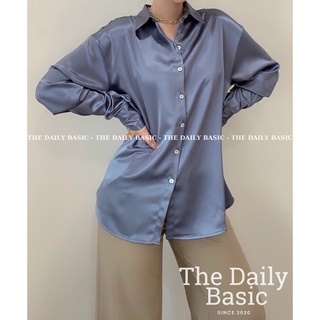 (THE DAILY BASIC) - ÁO SƠ MI SUZIE SATIN